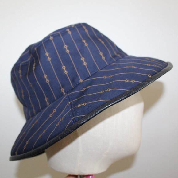 NWT GUCCI GG Reversible and Horsebit Bucket Hat M 58 cm 700851 UNISEX
